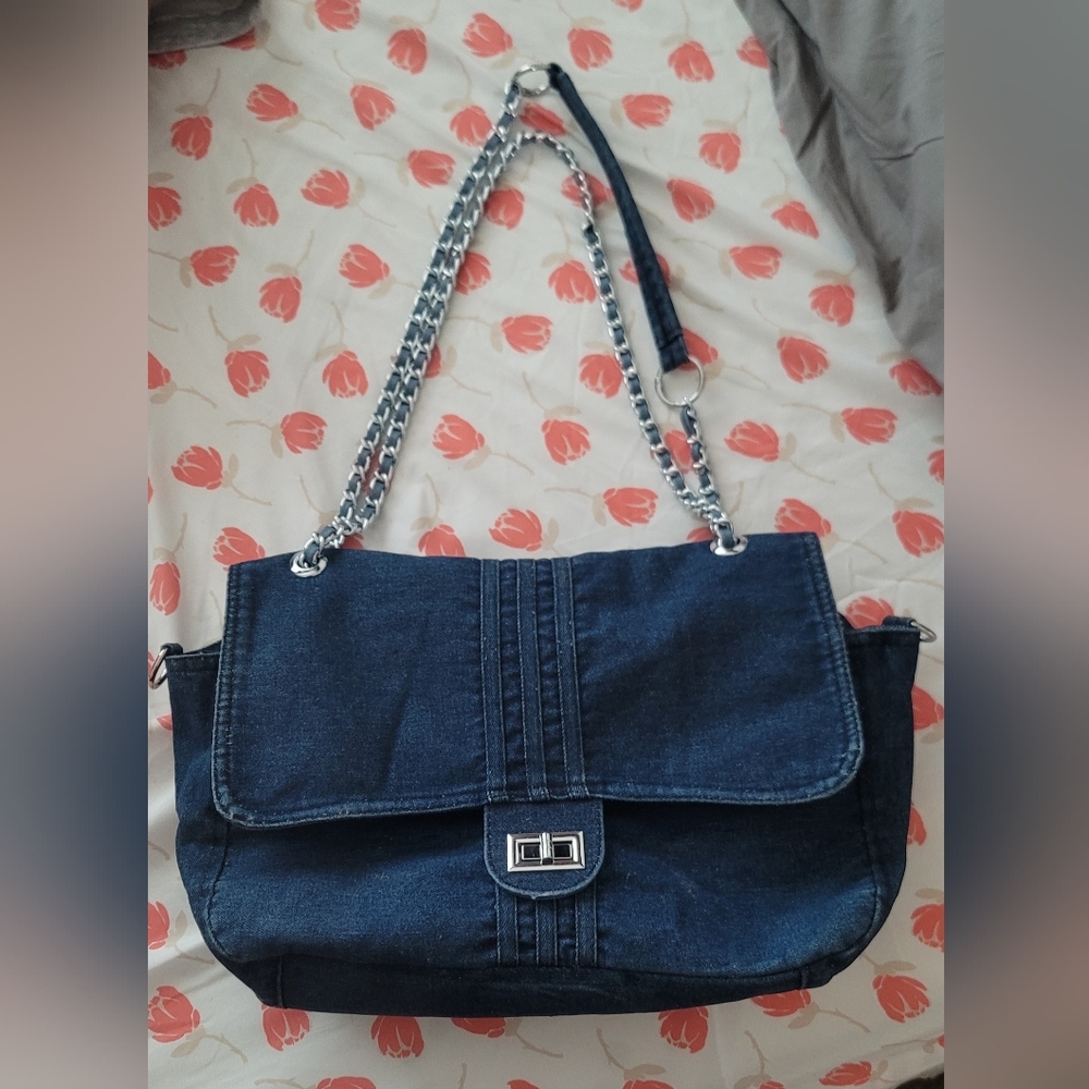 NWOT! Denim crossbody/shoulder bag